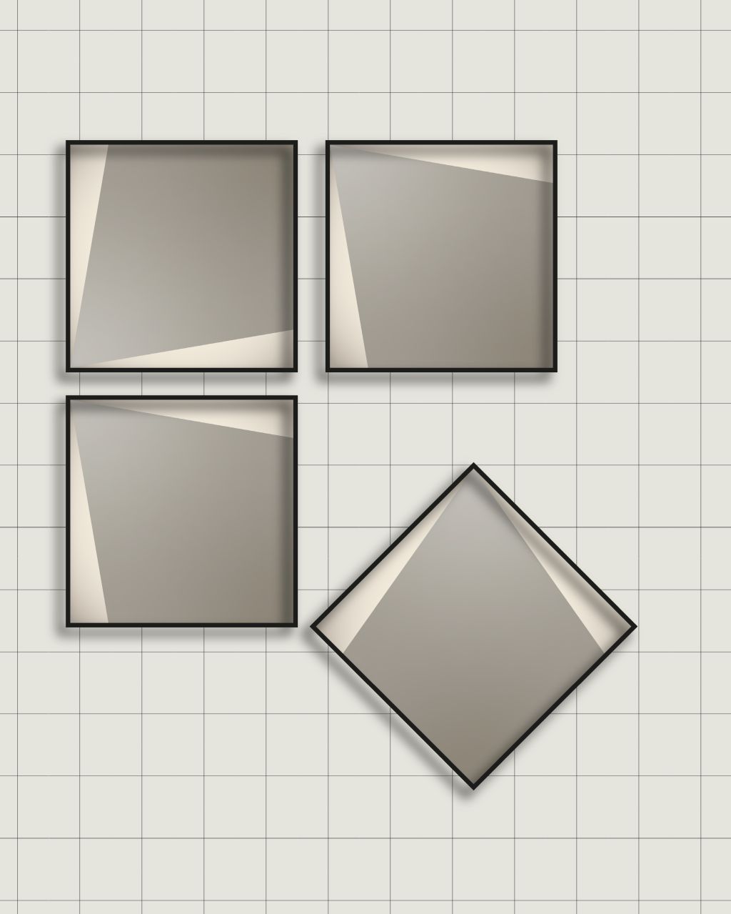 Kolekcja luster Dialoganti anotniolupi