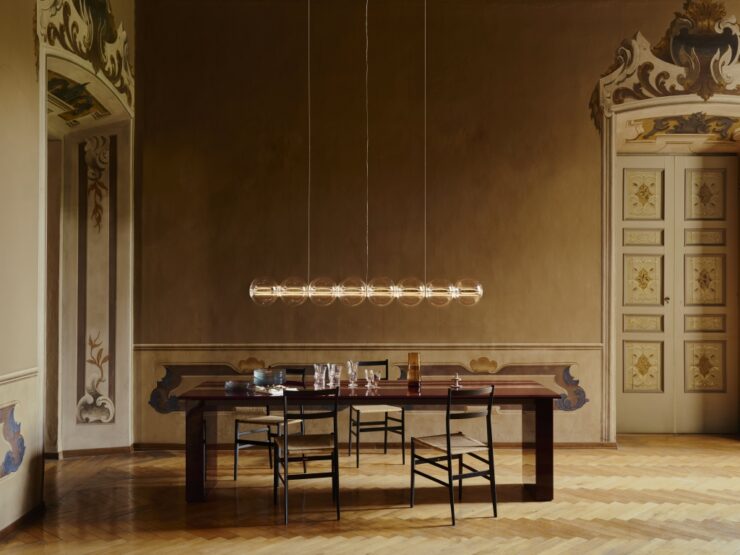 luce sferica flos